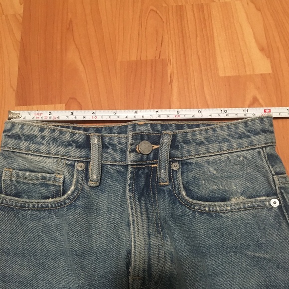 NWT All Saints Kim Distressed denim skirt (00) - Picture 4 of 9